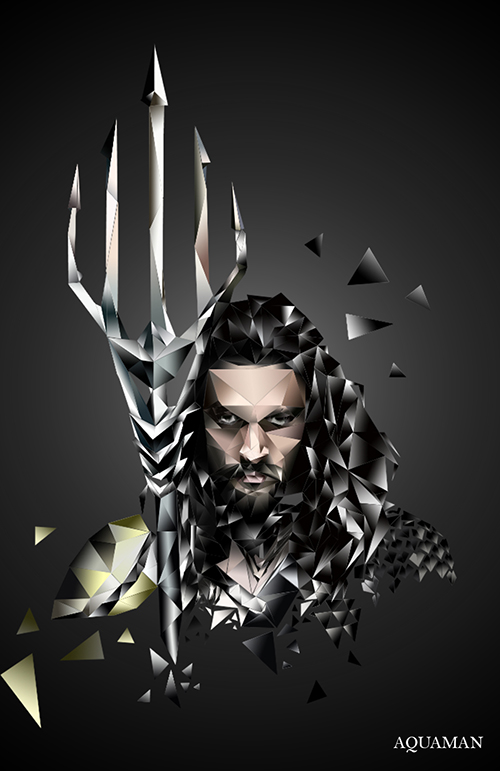 Aquaman Polygon