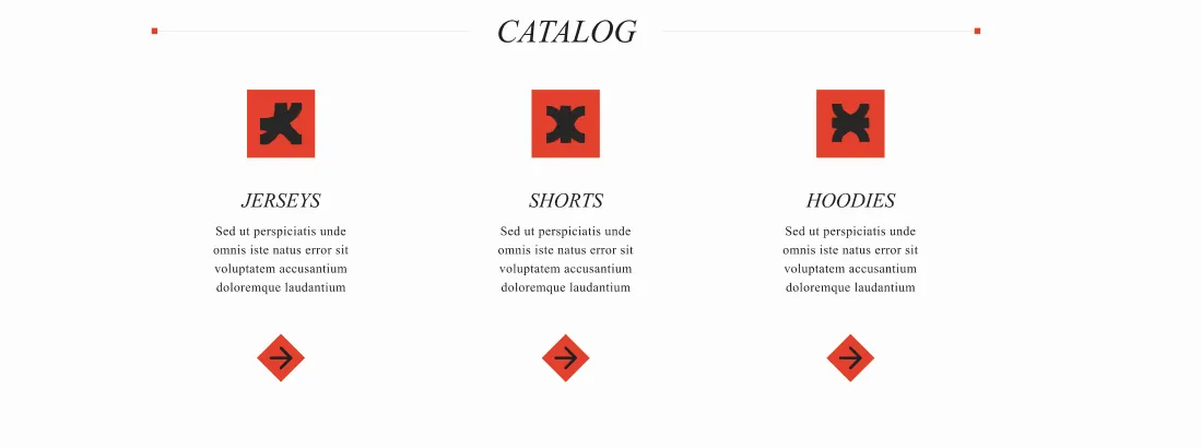 Catalog page